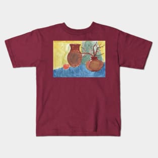 Still Life with Clay Jars Kids T-Shirt